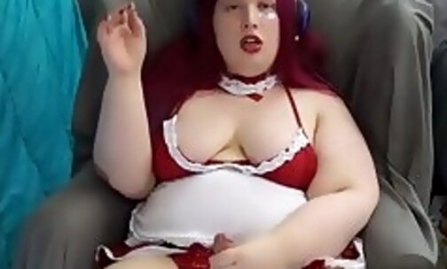 Chubby Trans Nurse Sounds Cock