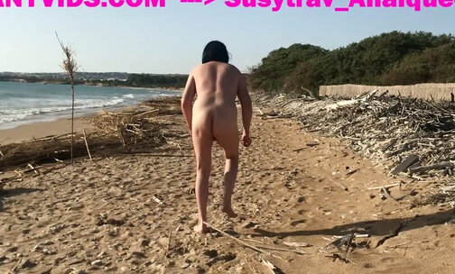 full naked in public beach