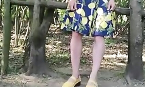 blue and yellow dress
