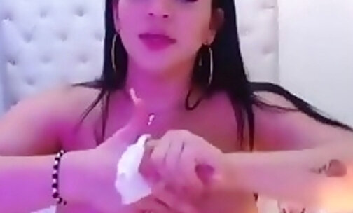 damn pretty hot mexican lovense tranny on live webcam