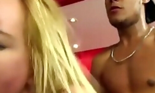 Blonde tranny enjoys bareback fucking before loads of jizz all over her ass
