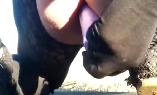 hungry ass likes deep cock  outdoor whore anal training