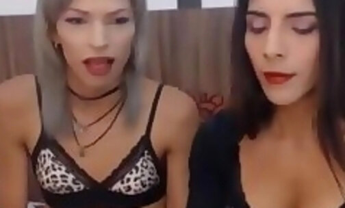 seductive duo lips with suck