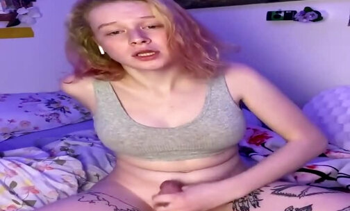 Ginger Delight masturbation
