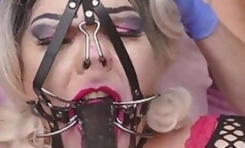 penis gag humiliation for this sissy