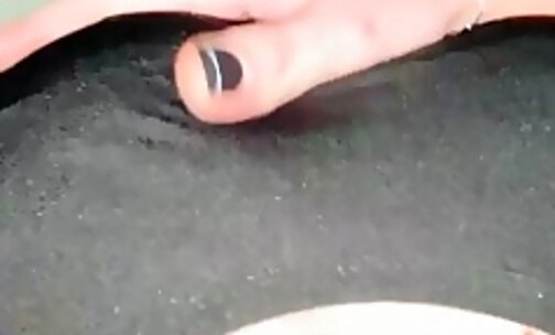 Cumming with my small uncircumcised cock