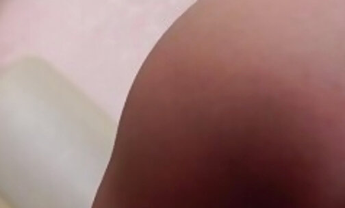 FULL video of ladyboy Nicola strips her black panties and strokes hairy cock
