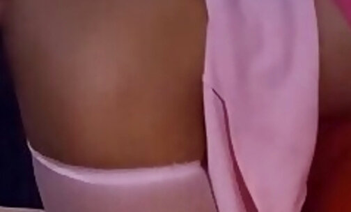 b line joslynn bent over butt pink skirt
